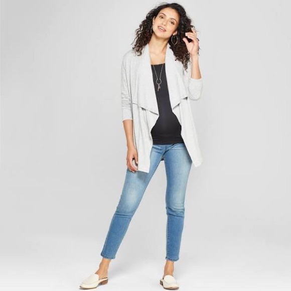 Isabel & Ingrid Denim Maternity Jeggings Sz 2 - Picture 10 of 11